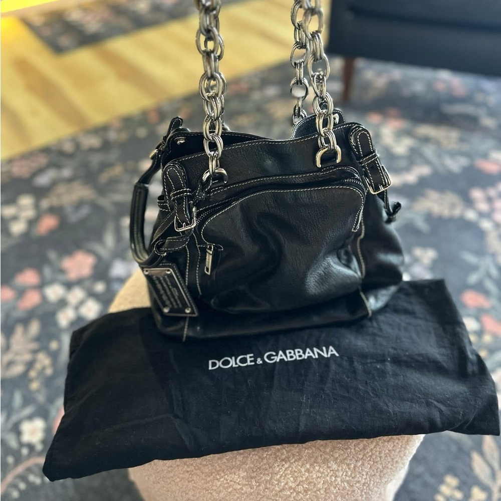Dolce & Gabbana Black Leather Women's Bag